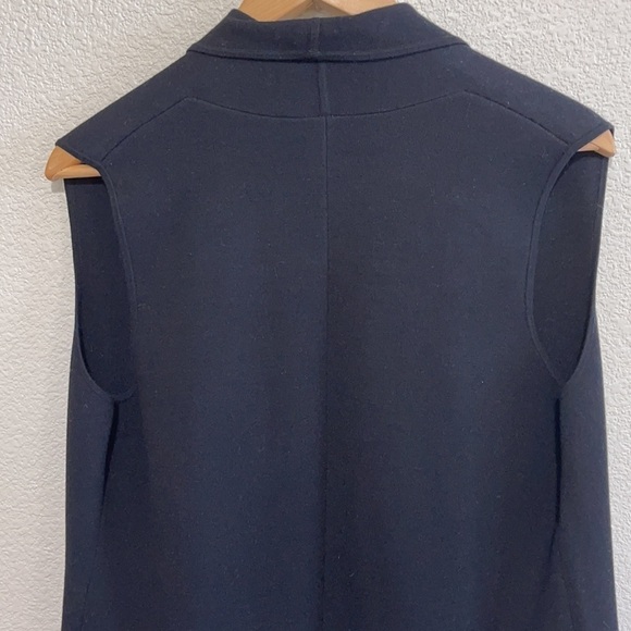 Per Se Black Long Coat Cardigan - Picture 3 of 10